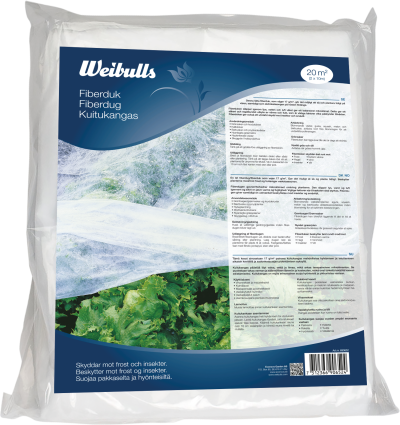 Weibulls Fiberdug 40 m²  2x20 m