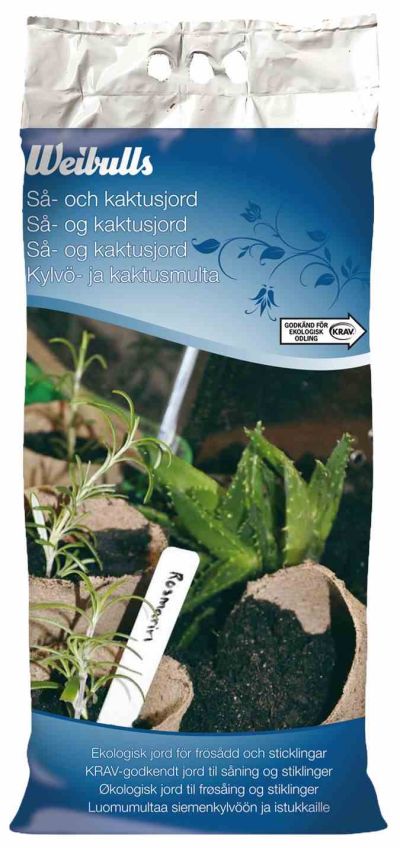 Weibulls Så/kaktusjord 8 L