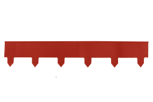 Weibulls Kantliste rød 3-pak