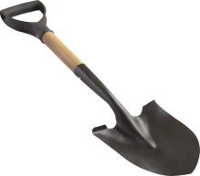 Weibulls Spade  kort skaft-spids 68 cm   